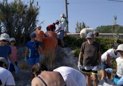 Καθαρισμός Παραλιών στην Αίγινα - 01.08.2020